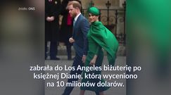 Meghan zabrała biżuterię po księżnej Dianie do Los Angeles