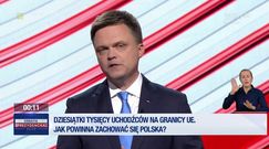 Debata prezydencka w TVP. Szymon Hołownia: polska polityka wobec uchodźców nie istnieje