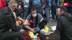 Warszawa. Protest aktywistów z Extinction Rebellion. Chcą ogłoszenia Alarmu Klimatycznego
