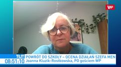 Pierwszy dzień szkoły. Joanna Kluzik-Rostkowska krytycznie ocenia Dariusza Piontkowskiego