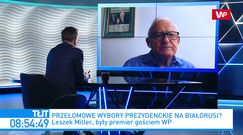 Białoruś. Wybory prezydenckie. Leszek Miller: myślę, że Łukaszenka ma z kim przegrać