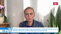 Szarpanina Sławomira Nitrasa z Sebastianem Kaletą. "Wiceminister próbował przerwać konferencję"