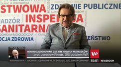 Koronawirus w Polsce. Jarosław Pinkas komentuje dzienny rekord liczby przypadków