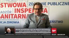 Koronawirus w Polsce. Jarosław Pinkas komentuje dzienny rekord liczby przypadków