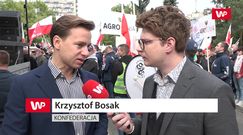 Bosak na proteście rolników. "Ogromna zdrada polskiej wsi"