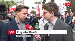 Bosak na proteście rolników. "Ogromna zdrada polskiej wsi"