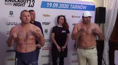 Boks. Łukasz Różański i Ozcan Cetinkaya na oficjalnym ważeniu przed galą Knockout Boxing Night 13!