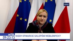 Sklepy meblowe otwarte szybciej, a inne nie? Wiceminister tłumaczy