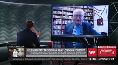 Prof. Simon: prawdopodobna granica do niewydolności systemu to 30 tys. zakażeń dziennie (WIDEO)