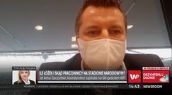 Koronawirus w Polsce. Artur Zaczyński o zabezpieczeniu medyków w szpitalu na Stadionie Narodowym