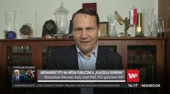 Radosław Sikorski nie zapłaci abonamentu. "Sumienie mi nie pozwala"