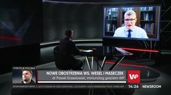 Dr Grzesiowski komentuje restrykcje dotyczące noszenia maseczek na zewnątrz. “Wirusa na ulicy nie spotkamy”