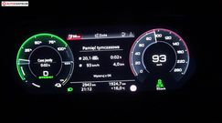 Audi e-tron 408 KM - pomiar zużycia energii