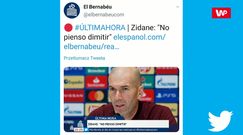 Liga Mistrzów. Zinedine Zidane straci pracę? Trener Realu Madryt zabrał głos na konferencji