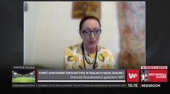 Dyrektor Danuta Kozakiewicz mówi o nastrojach uczniów. "Jest mi ich naprawdę szkoda"