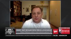 Robert Makłowicz o sytuacji restauratorów: "są przypadki samobójstw"