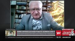 Prof. Krzysztof Simon o rekacjach na szczepionkę osób, które miały wcześniej wstrząsy anafilaktyczne