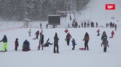 Obostrzenia mają za nic. Tłumy na zamkniętych stokach w Zakopanem