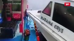 Było blisko. Mężczyznę ocalił refleks