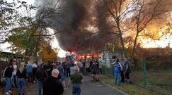 Pożar składowiska odpadów w Bytomiu