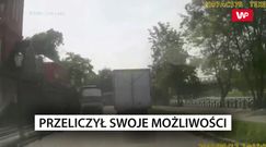 Myślał, że przejedzie. Kierowca mocno się przeliczył