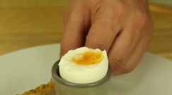 Jajko na miękko z musztardowymi grzankami