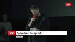 Sebastian Fabijański odbiera nagrodę w Łodzi