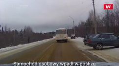 Przestraszył się policji. Konsekwencji hamowania nie przewidział