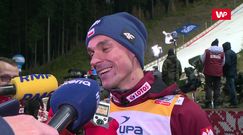 Skoki narciarskie Wisła 2019. Piotr Żyła rozbawiony po konkursie. "Na takie skoki mnie obecnie stać"