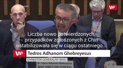 Szef WHO o koronawirusie. "Epidemia może nadal się rozprzestrzenić"