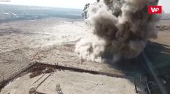 Spektakularne wysadzanie min. Nagranie z drona robi wrażenie