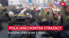 Policjanci kontra strażacy. Koszmarne nagranie obiega świat