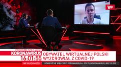 Koronawirus w Polsce. Aleksander Mazan z WP wyzdrowiał z COVID-19. "Uderzyła mnie reakcja pielęgniarza”