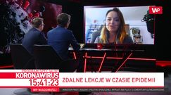 Anna Korycińska o zdalnym nauczaniu: Jest większa frekwencja niż normalnie na lekcjach