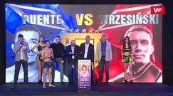 Damian Wrzesiński w narodowych barwach i szaliku Lecha. Polak stanie naprzeciw twardego Meksykanina.