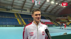 Tenis. Kamil Majchrzak nadzieją reprezentacji? "Mam nadzieję, że w przyszłości będę grał w takich meczach"