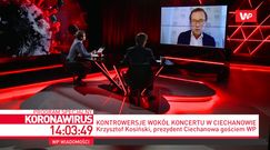 Prezydent Ciechanowa tłumaczy: "Artystka wpadła na pomysł, by zaprosić wszystkich pod scenę"