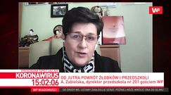 Otwarcie przedszkoli i żłobków. Anna Zabielska: "jesteśmy odpowiedzialni, potrzebujemy czasu i pieniędzy"