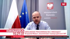 Zawieszenie stosunku pracy. Wieceminister rozwoju tłumaczy