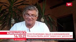 Mieczysław Opałka, polski "pacjent zero" gościem WP