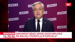 "Zabawa w chowanego". Robert Biedroń: dramat ludzi Kościoła. Mówi o deprawacji