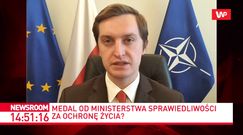 Zuzanna Wiewiórka z medalem. Wiceminister sprawiedliwości Sebastian Kaleta broni tej decyzji