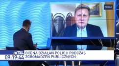 Policja rozbija manifestacje. Balcerowicz: propaganda PiS i prześladowanie