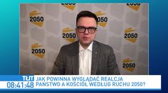 Szymon Hołownia o tym, jak powinna wyglądać relacja państwo a Kościół