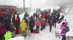 Ruszyli na sanki. Napadało aż 35 centymetrów śniegu
