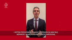 Paulo Sousa przywitał się z kibicami. "Cała Polska będzie dumna ze swojej drużyny narodowej"