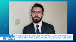 Sondaż IBRIS dla WP. Radosław Fogiel komentuje