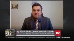 Andrusiewicz: 2200 niepożądanych odczynów poszczepiennych po AstraZenece w Polsce