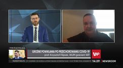 Powikłania po COVID-19. Prof. Krzysztof Filipiak mówi o najczęstszych dolegliwościach