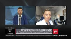 Prywatne testy na COVID-19. Jakie wybrać? Ekspert mówi, na co zwrócić uwagę